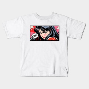 Kora! Strong Anime Girl Manga Panel Kids T-Shirt